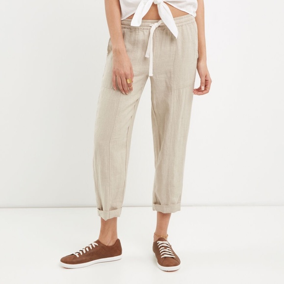 BNWT! Roots Sadie Pull on ankle cropped Pant - Picture 1 of 5